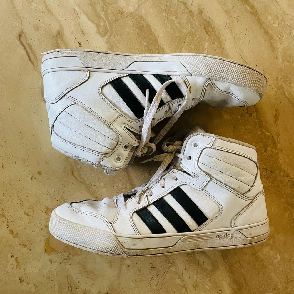 Adidas High Top Tennis Shoes